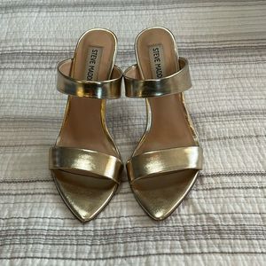 Gold Steve Madden heels